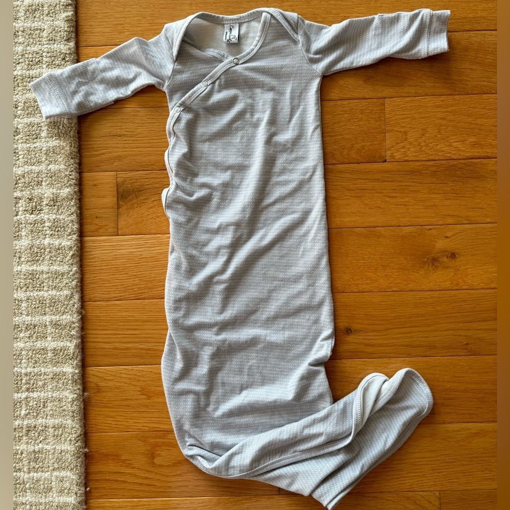 NEWBORN COPPER AND PEARL SLEEP DRESS